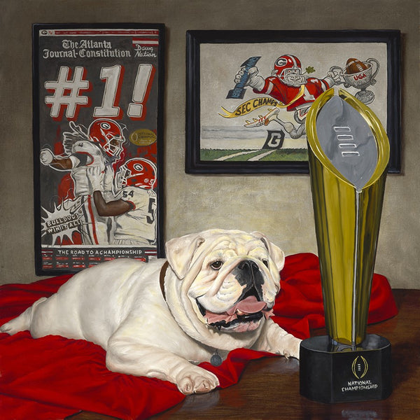 University of Georgia Bulldogs National Championship Collection Gallery Wall 4-Piece UGA Print selling Set