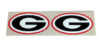 UGA Georgia Bulldogs Mini Oval G Decals