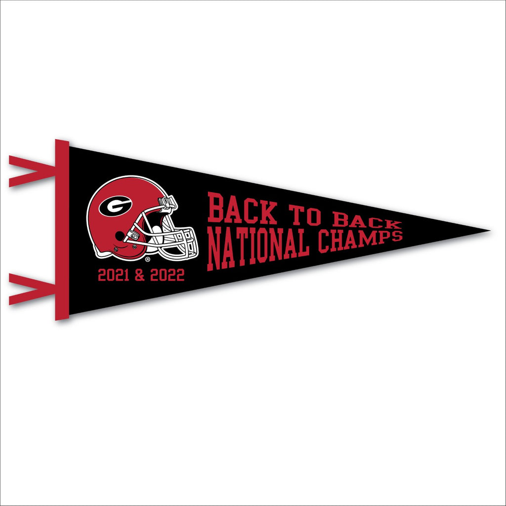 Bulldogs Back to Back National Champs Pennant