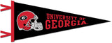 Georgia Bulldogs Football Helmet Wool Felt Pennant