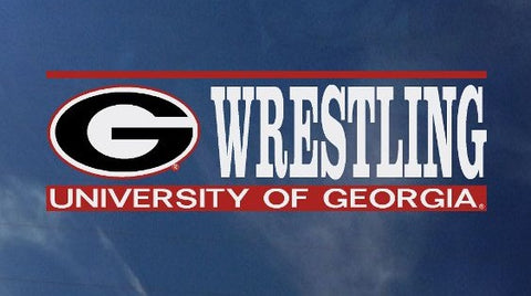 UGA Georgia Bulldogs Wrestling Decal